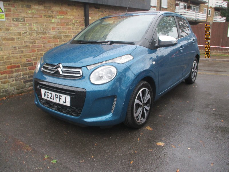 Green Citroen C1 1.0 VTi Shine Airscape 5dr Petrol Manual Euro 6 s/s 72 ps