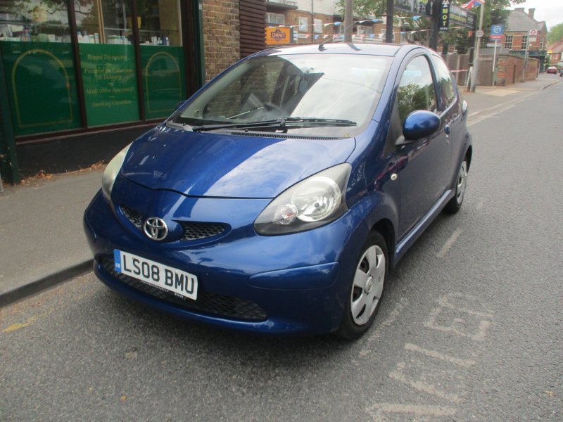 2008 Toyota Aygo Hatchback 1.0 VVT-i Blue Hatchback 3dr Petrol MultiMode Euro 4 67 bhp